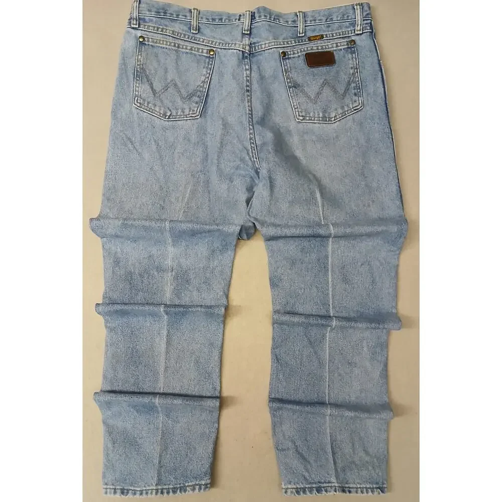 Wrangler (40x36) Men's 47 MWZ Regular Fit Blue Denim Jeans - Picture 8 of 8